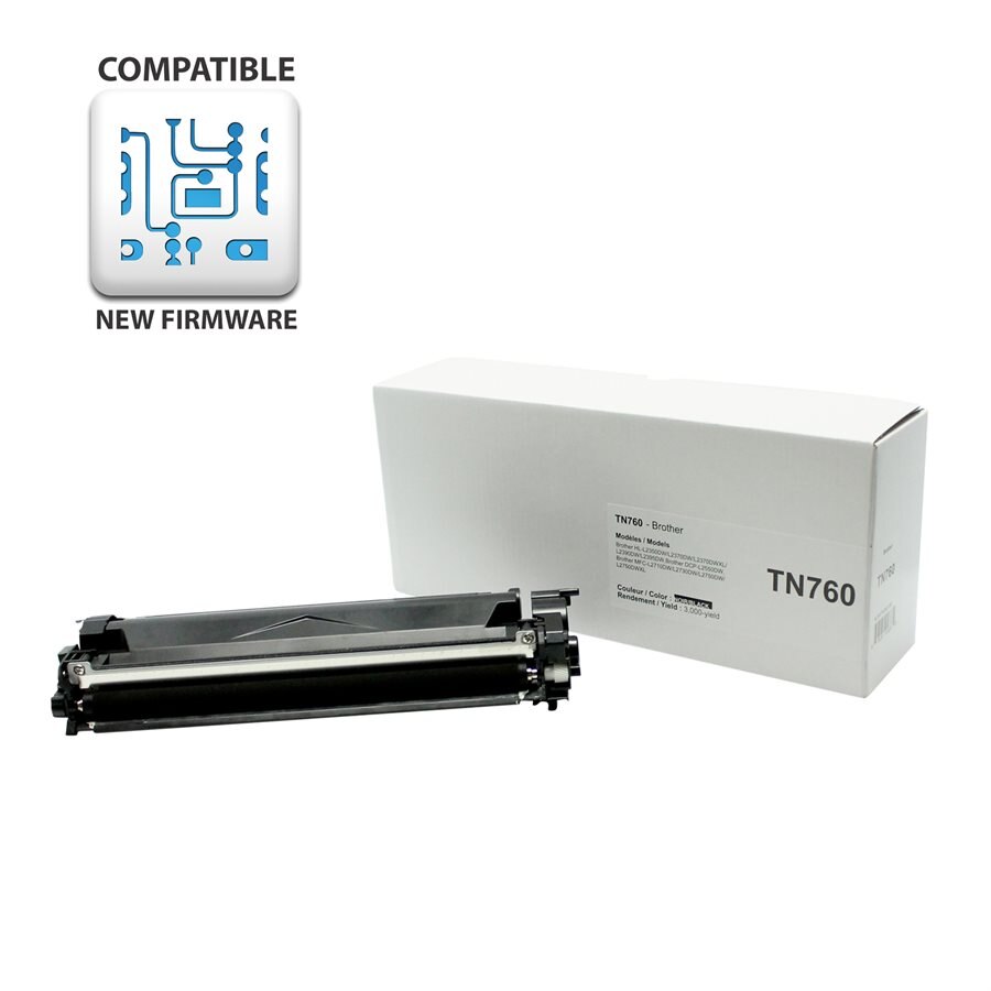 Brother TN760 Toner Alternative White Box 3K